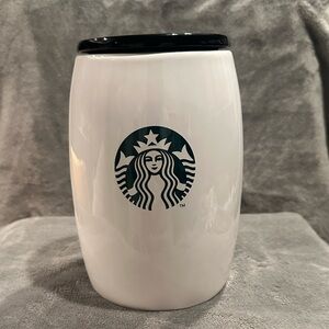 Starbucks White and Black Jar